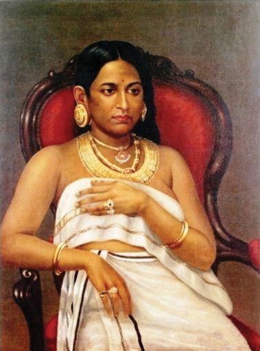 an indian woman with a cloth